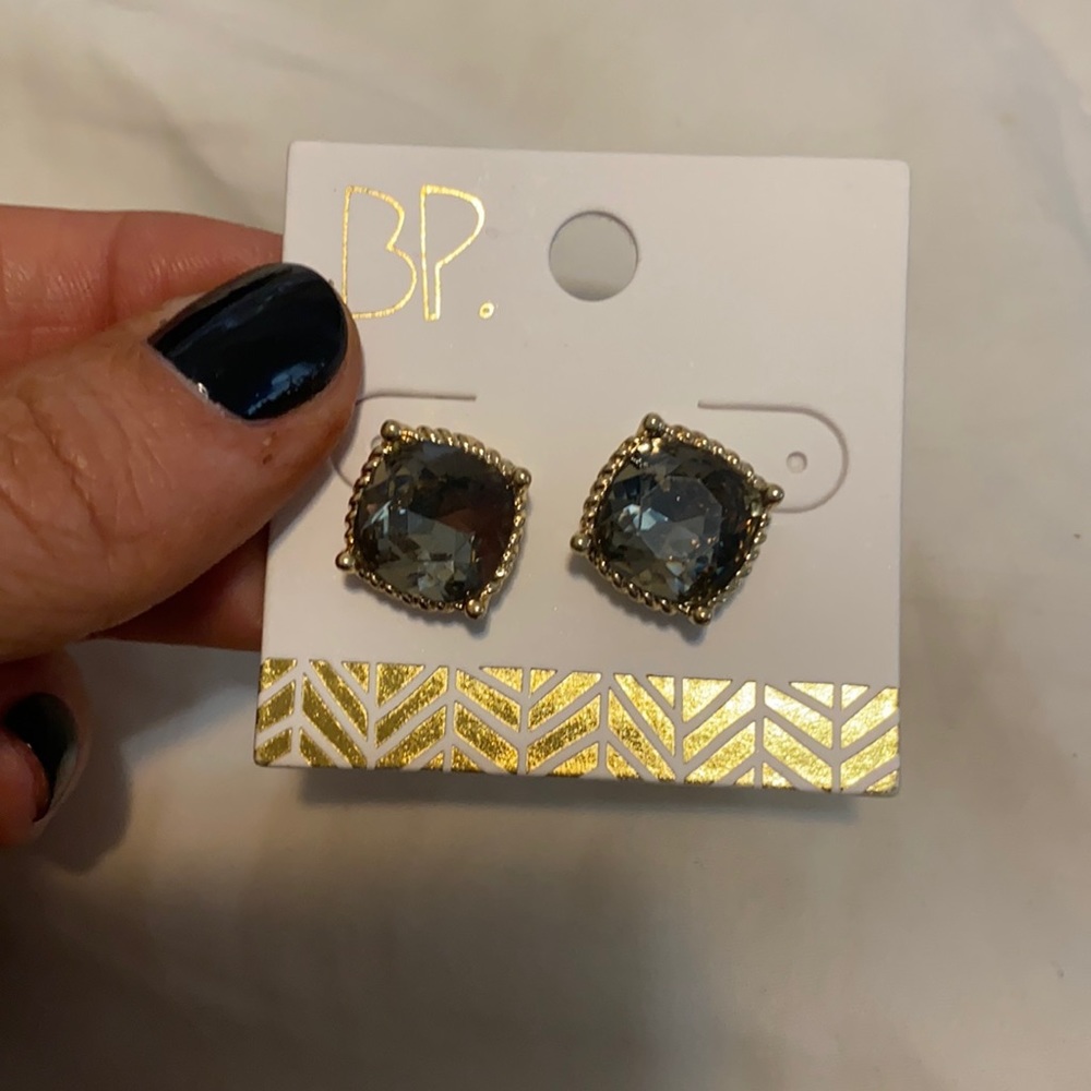 Brass Plum fashion studs